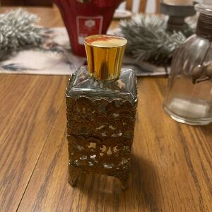 Elegant Gold Decorative Perfume Bottle